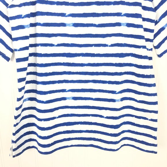 Ralph Lauren Cold-Shoulder Striped Top - Picture 5 of 8
